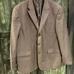Men's Classic Tan Axcess (by Claiborne) 46R Blazwr